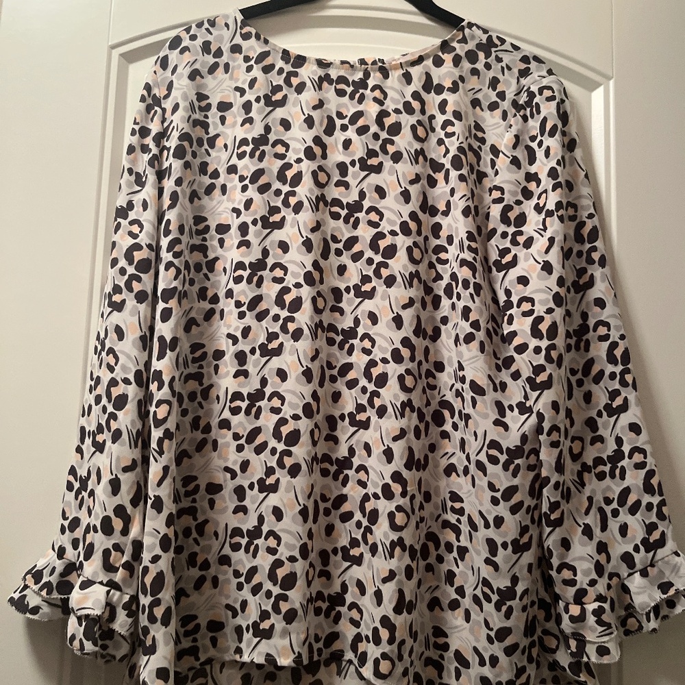 Dressy Printed Loft Blouse - Picture 1 of 3
